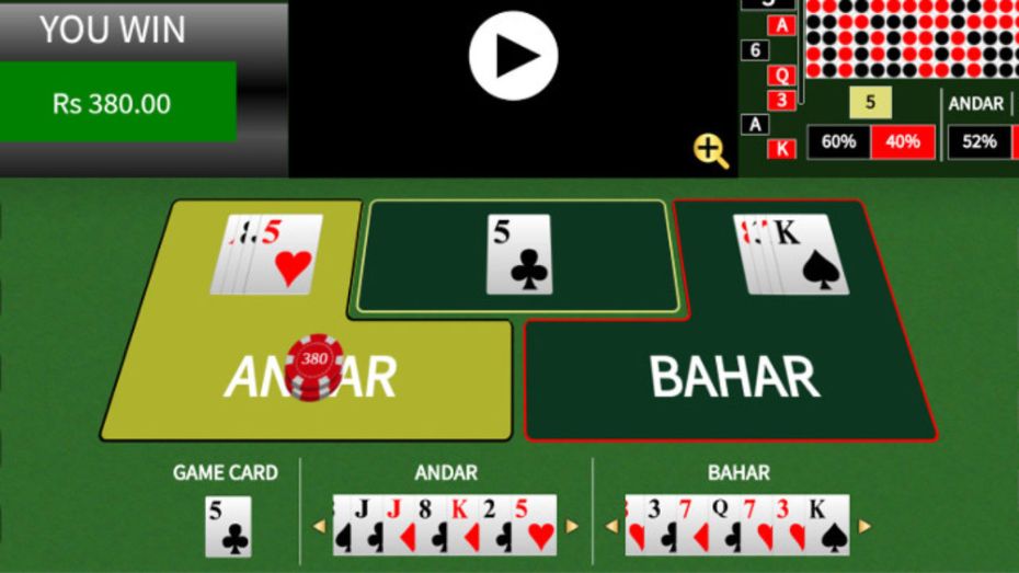 how to play andar bahar